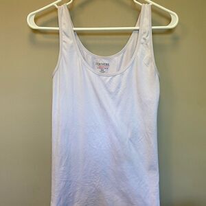 Feathers Maternity One Size White Cami Tank/Undershirt